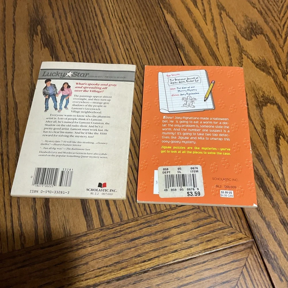 Kids Clue, Clue Jr, Calendar Club, Lucky Star & Jigsaw Jones Mystery Book Set